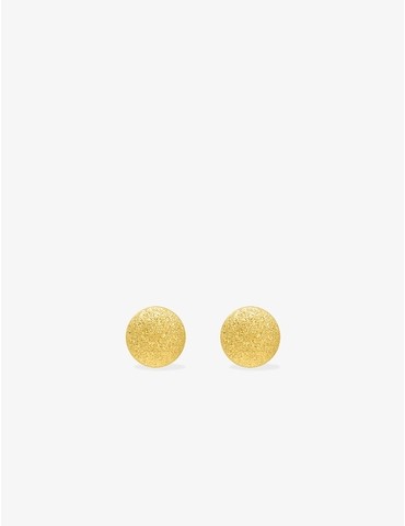 Boucles d'oreilles boules or jaune 375‰ de 5 mm de diamètre