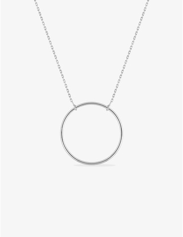 Collier or blanc 375 ‰
