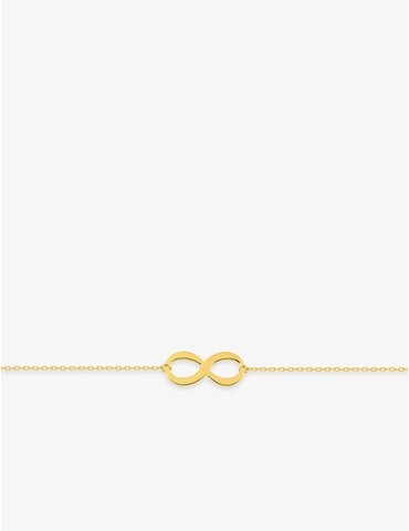 Bracelet infini or jaune 750 ‰