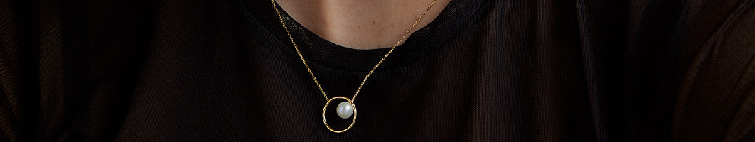 Colliers perles SO OR, Collier pour femme avec des perles de culture